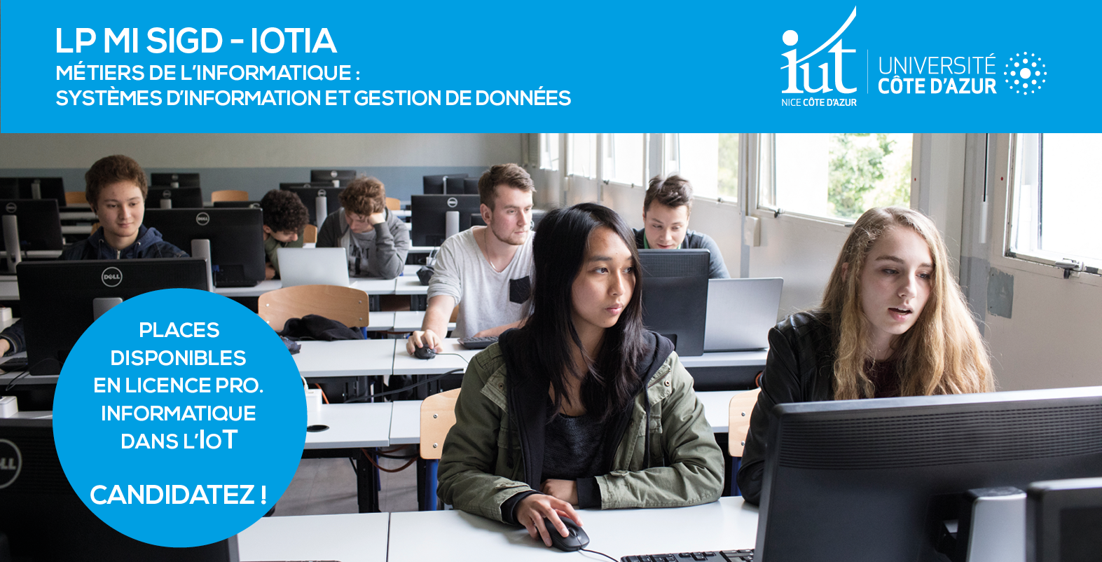 IL RESTE DES PLACES en Licence pro. Informatique à l’IUT ! - Le portail ...